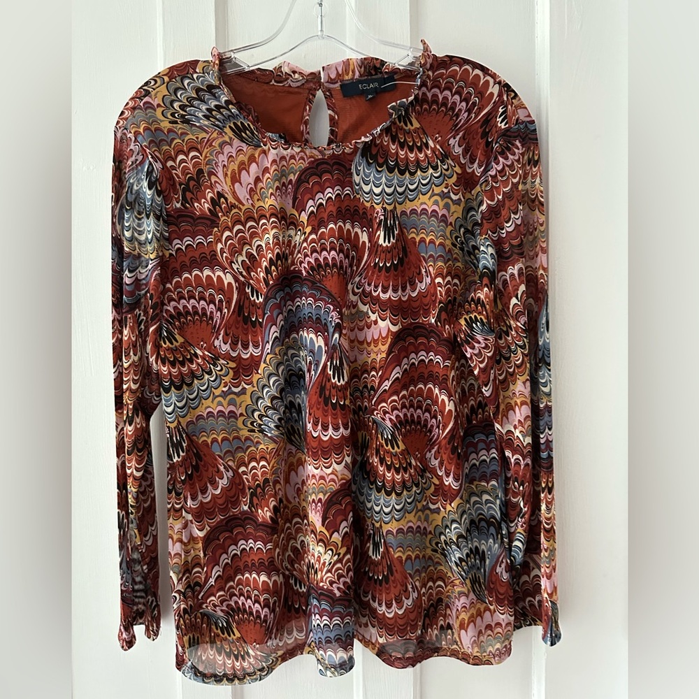 Eclair Multicolor Patterned Top